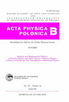 ACTA PHYSICA POLONICA B雜志封面